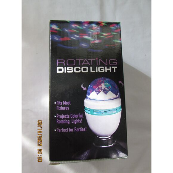 Rotating Disco Light perfect for parties fits most fixtures - Picture 1 of 4